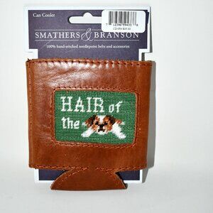 Smathers & Branson Needlepoint Dog Can Cooler in Brown #CZ-054 NWT Details: Full